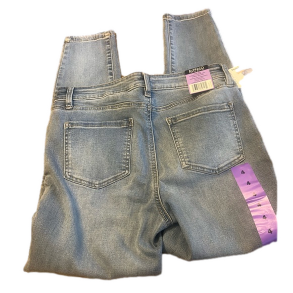 NWT Buffalo Jeans (David Bitton) Aubrey Ankle Grazer High-Rise Stretch Jeans - Picture 4 of 11